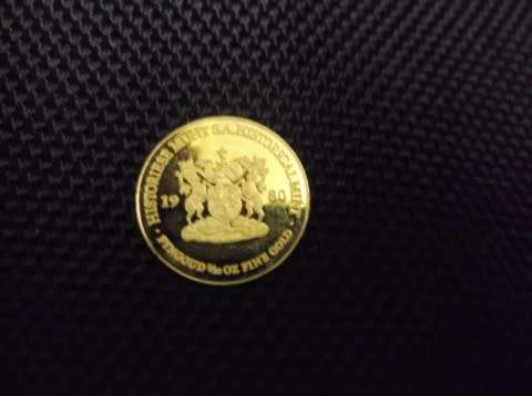 GOLD 1/10 OZ SOUTH AFRICA VAN RIEBEECK COINS / SA HISTORICAL MINT X 2 COINS